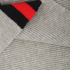 Sablelle Boston Red Striped Gray Dolman Sweater