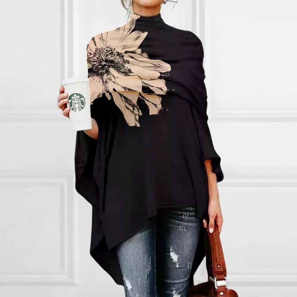 Sablelle Modern Print High Neck Top