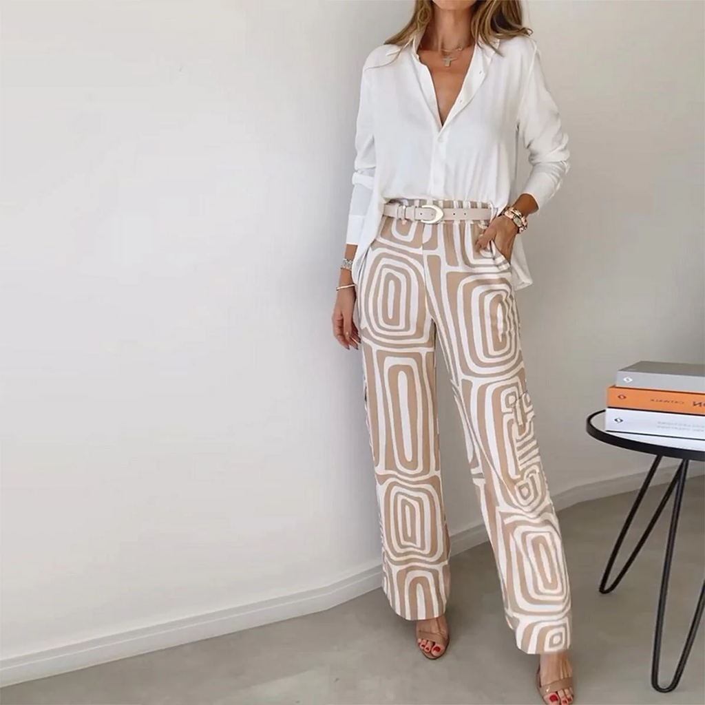 Sablelle Basic Long Sleeve Two Piece Set
