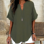 Sablelle Special V-Neck Short Sleeve Top