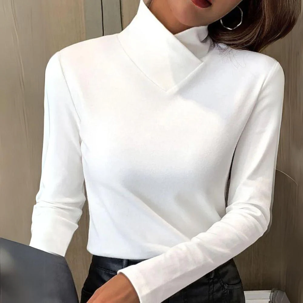 Sablelle Basic Long Sleeve Plain Top