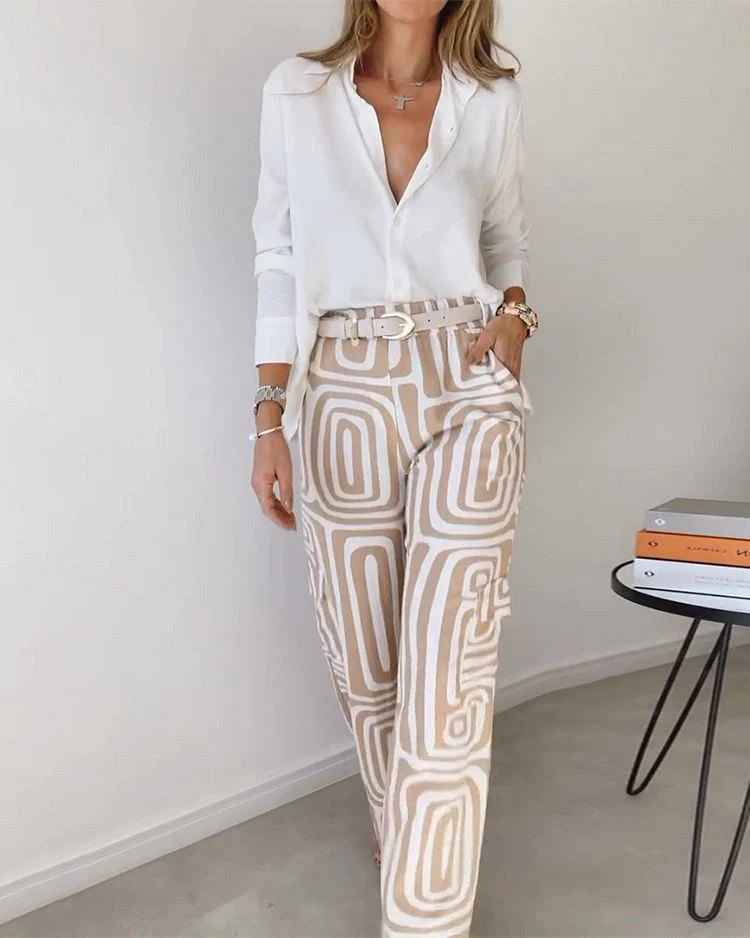 Sablelle Basic Long Sleeve Two Piece Set