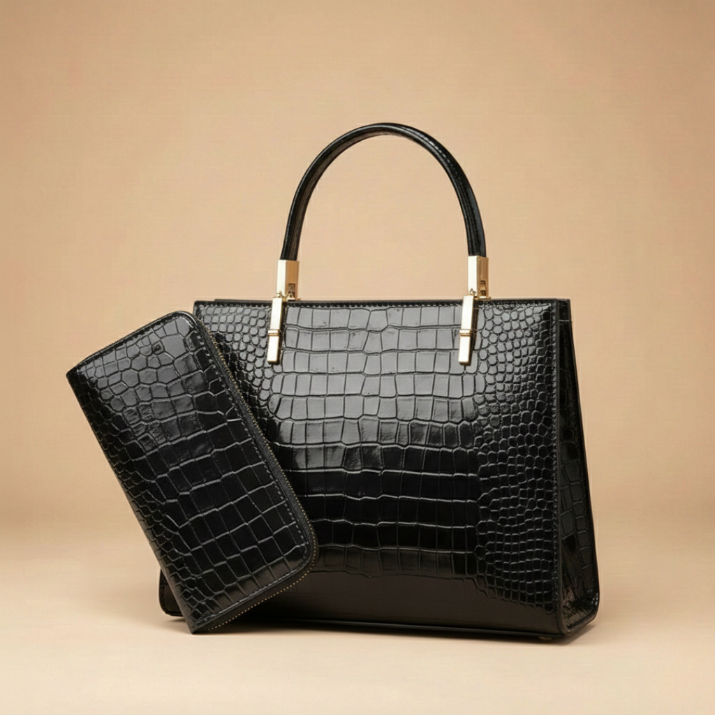 Isabella™ | Leather Bag And Wallet Set