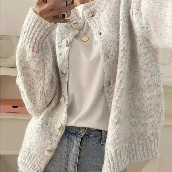 Sablelle Vintage Ivory Long Sleeve Cardigan