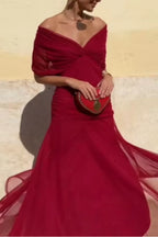 Victoria Elegant V-Neck Party Maxi Dress