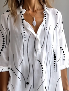 Sablelle Basic White Long Sleeve Top