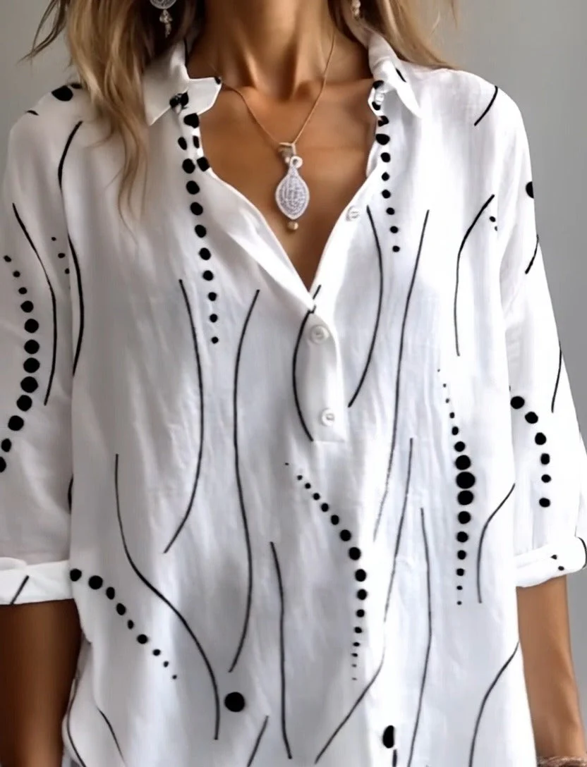 Sablelle Basic White Long Sleeve Top
