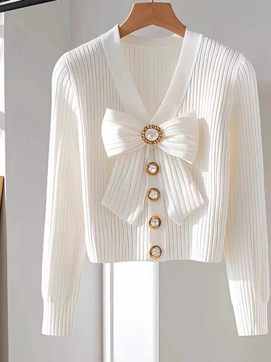 Sablelle Basic Plain Long Sleeve Sweater