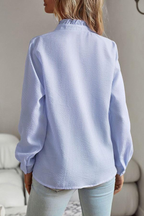 Sablelle Blue Long Sleeve Print Shirt