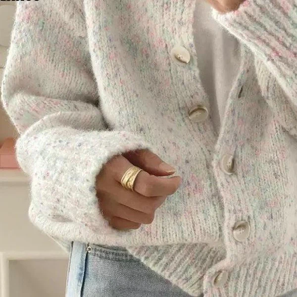 Sablelle Vintage Ivory Long Sleeve Cardigan