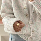 Sablelle Vintage Ivory Long Sleeve Cardigan