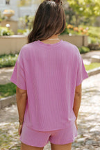 Irina™ | Ribbed Textured Shorts Set