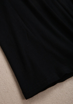 Sablelle Jet Black Twisted High Halter Sleeveless Mini Dress