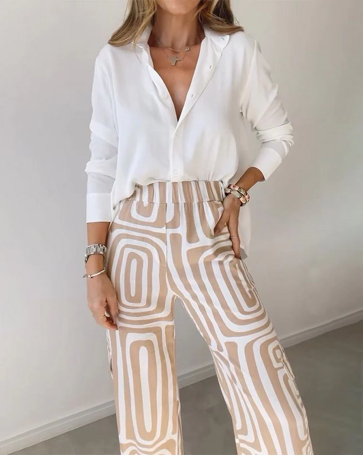 Sablelle Basic Long Sleeve Two Piece Set