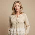 Natalie™ | Ruffle Cardigan