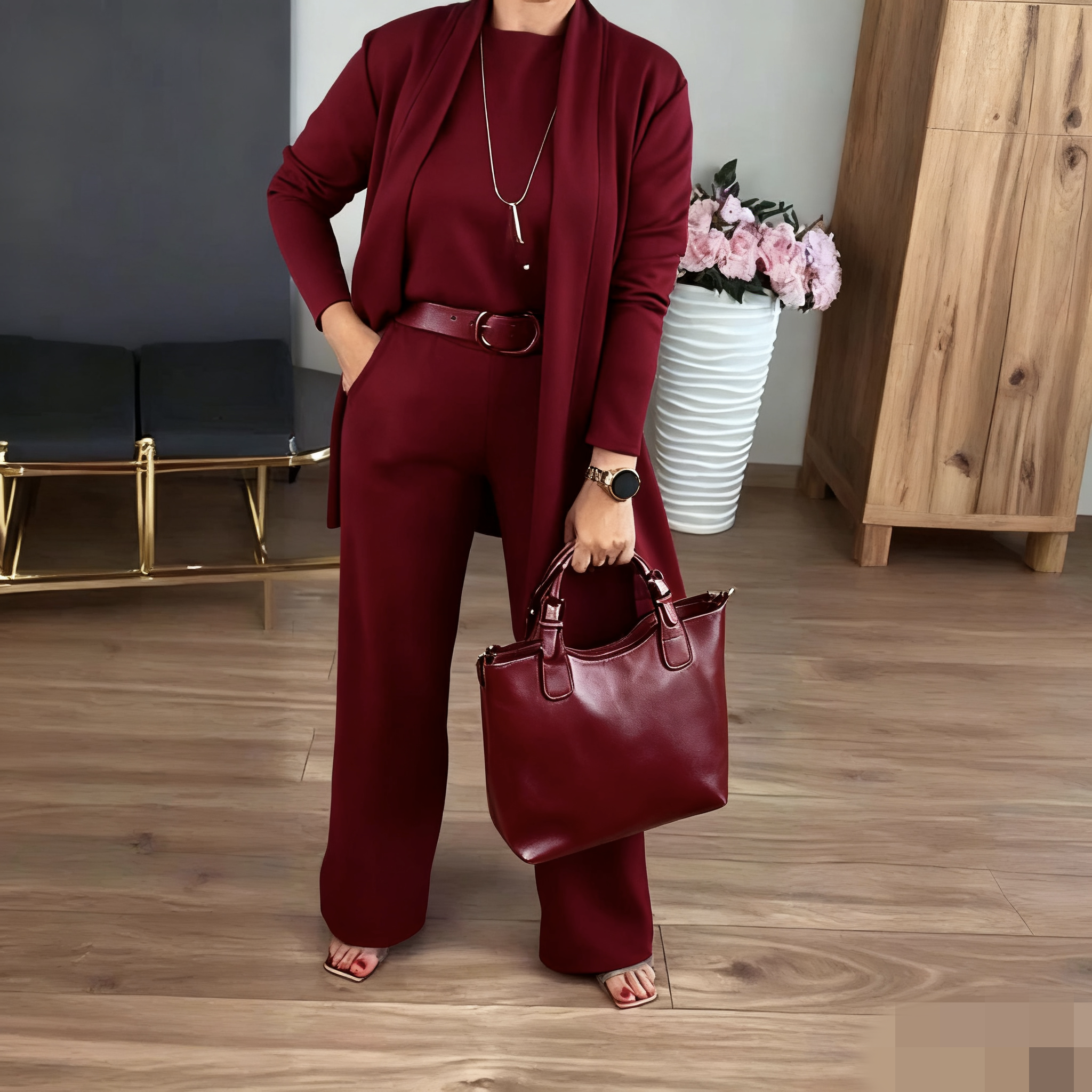 Isabella™ | Three-Piece Cardigan Set
