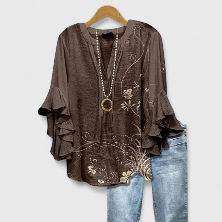 Isabella™ - Ruffle Sleeve Blouse