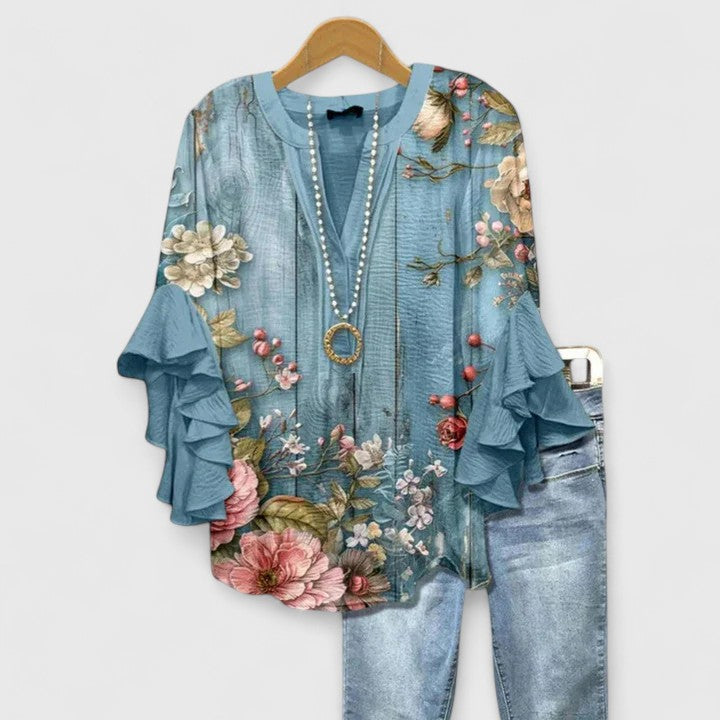 Isabella™ - Ruffle Sleeve Blouse