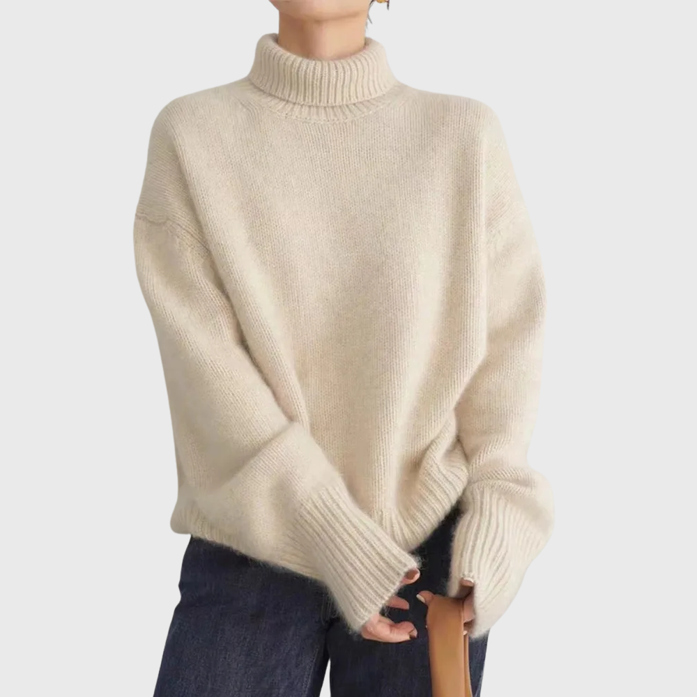 Isabelle™ | High Neck Cashmere Sweater