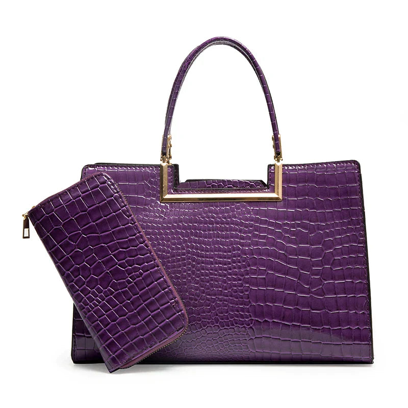 Isabella™ | Leather Bag And Wallet Set