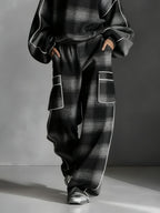Hannah™ | Color-Blocked Sweatshirt And Casual Pants Set