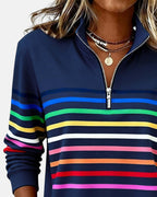 Vera - Comfortable Striped Sweater