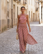 The Sienna™ | Halter Crossover Co-ord Set