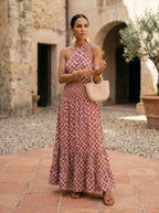 The Sienna™ | Halter Crossover Co-ord Set