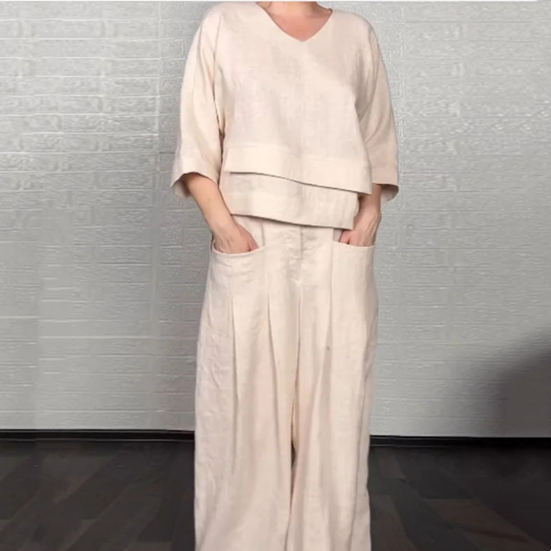 Elena™ | Cotton And Linen Set