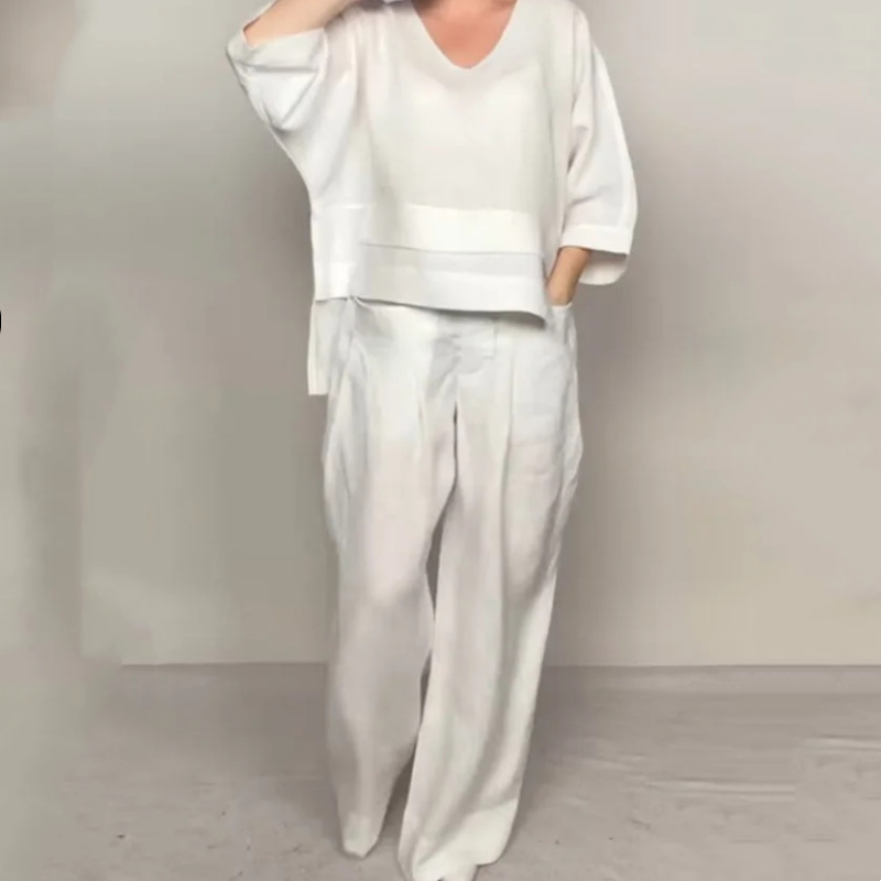 Elena™ | Cotton And Linen Set